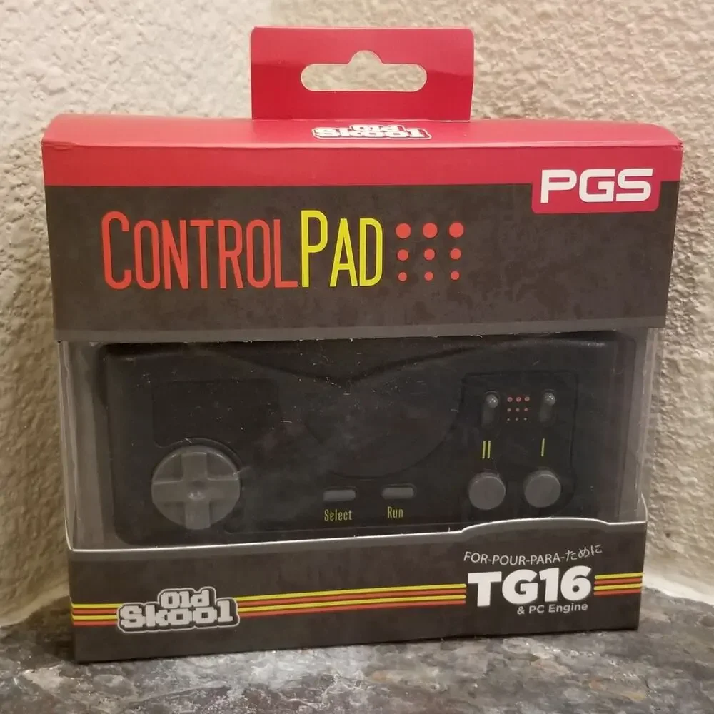 NEC Turbografx-16 / Turbo Duo Controller (NEW) - TG-16 Gamepad - Old Skool